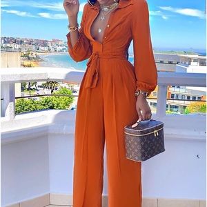 Cognac Jumpsuit